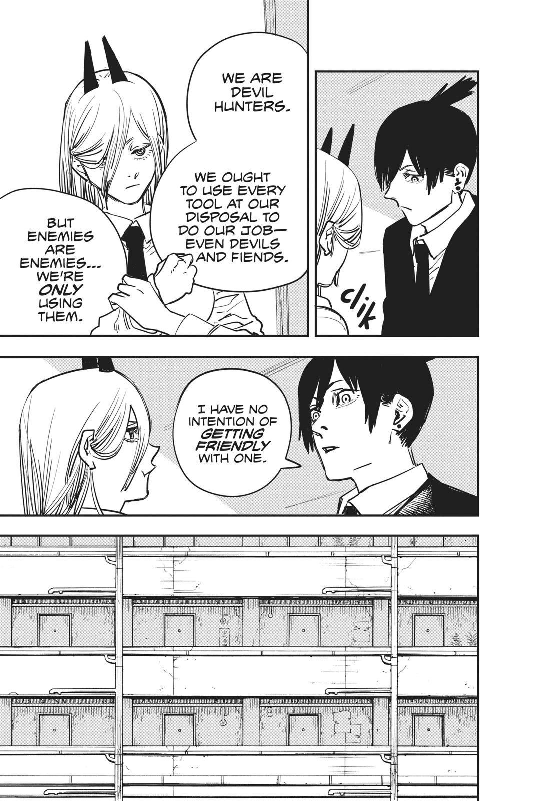 Chainsaw Man Manga Chapter 11 page 11 - Compromise scene