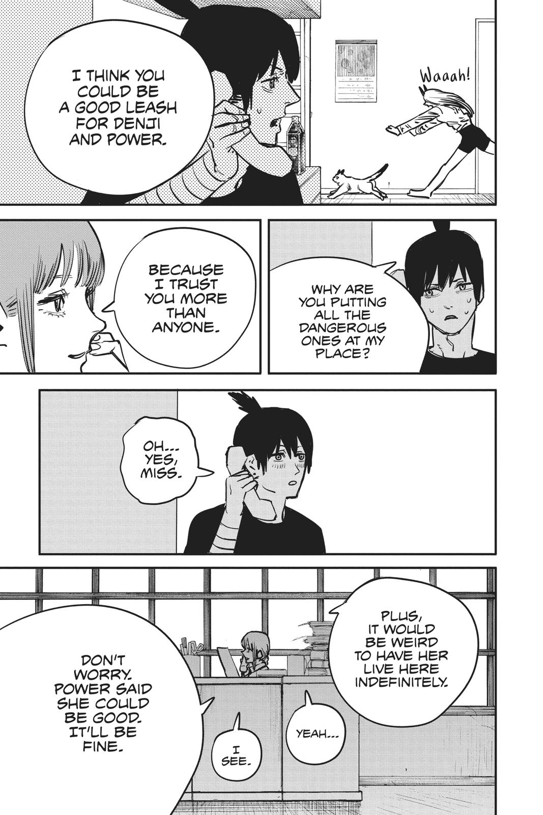 Chainsaw Man Manga Chapter 11 page 13 - Compromise scene