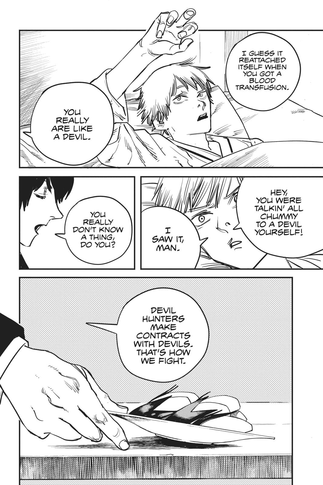 Chainsaw Man Manga Chapter 11 page 2 - Compromise scene
