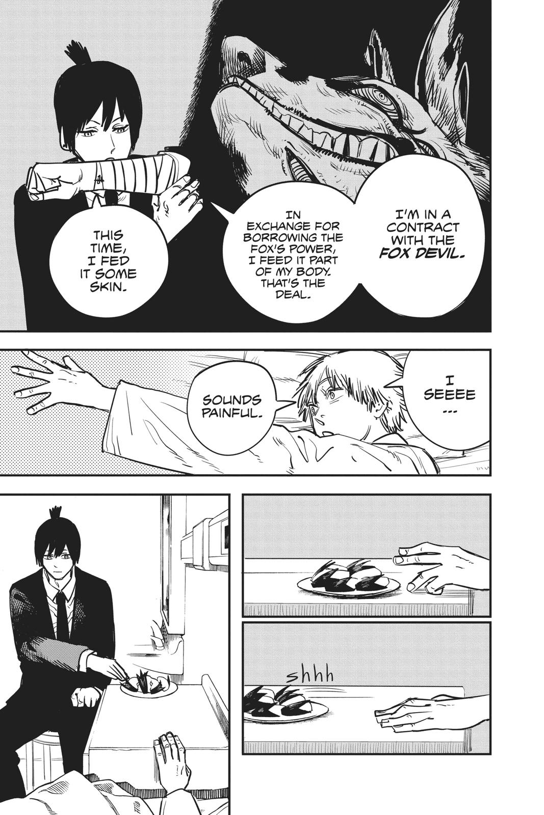 Chainsaw Man Manga Chapter 11 page 3 - Compromise scene