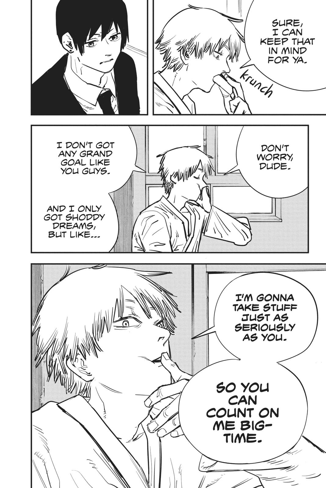 Chainsaw Man Manga Chapter 11 page 8 - Compromise scene