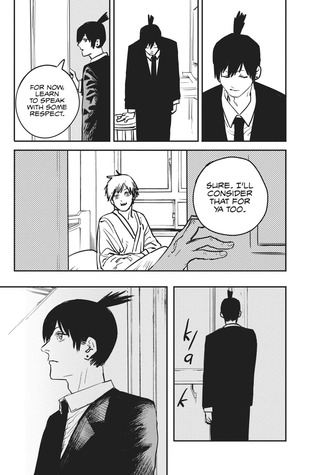 Chainsaw Man Manga Chapter 11 page 9 - Compromise scene