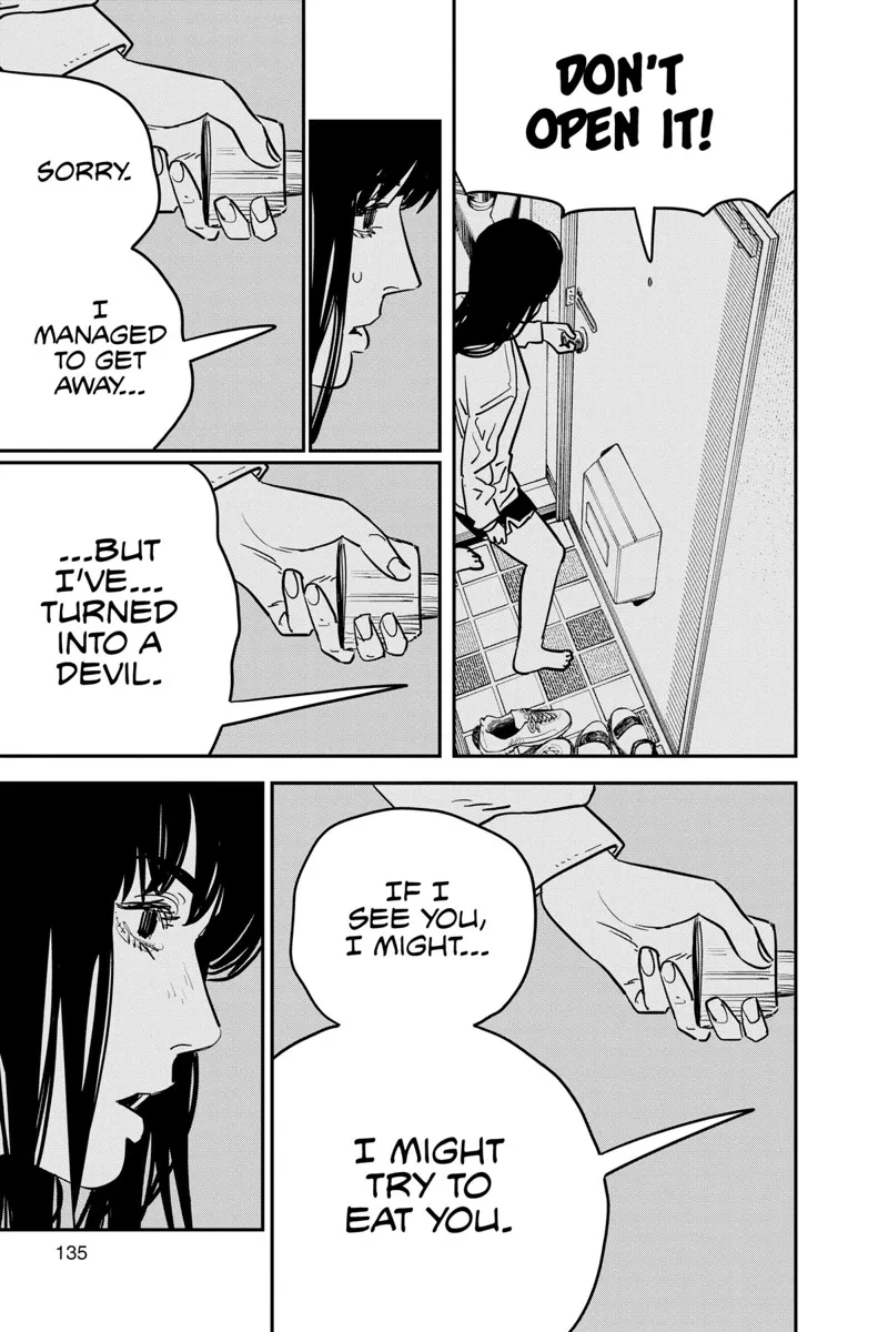 Chainsaw Man Manga Chapter 110 page 17 - A Ring in the Night scene