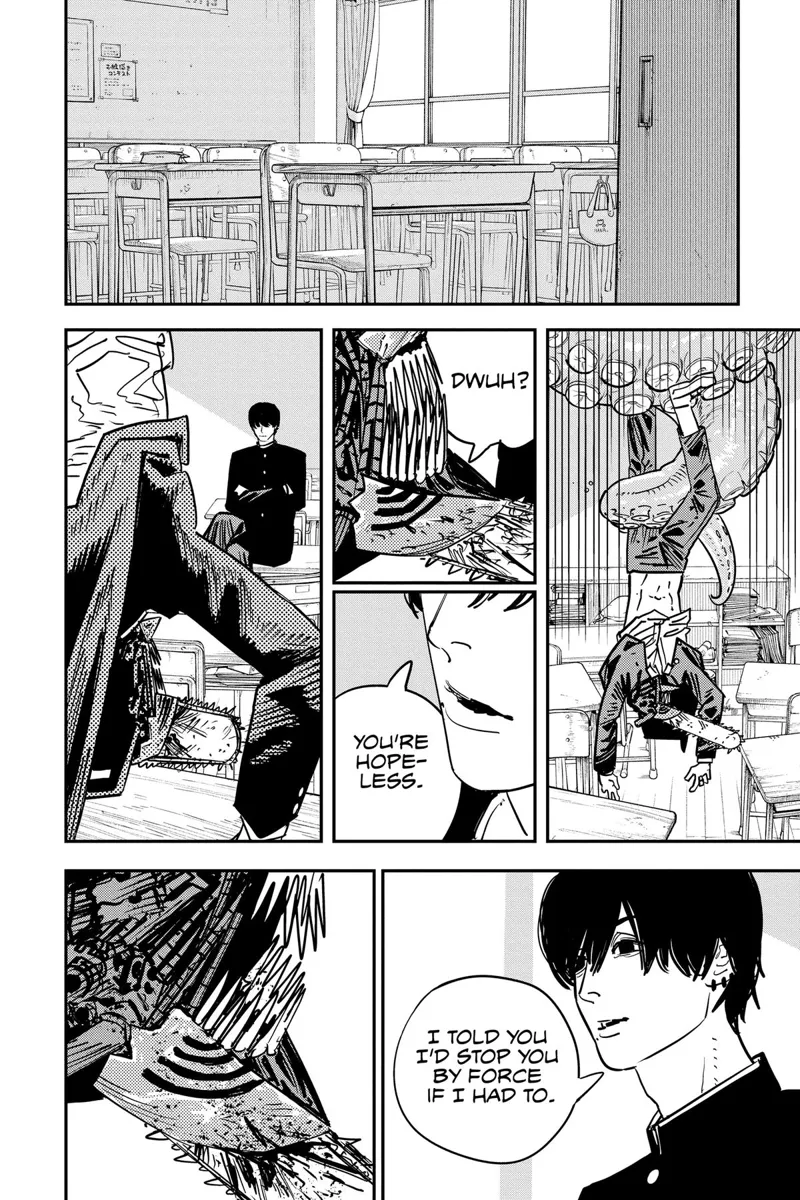 Chainsaw Man Manga Chapter 110 page 8 - A Ring in the Night scene