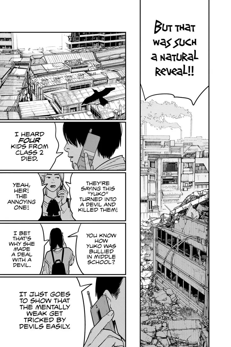 Chainsaw Man Manga Chapter 110 page 9 - A Ring in the Night scene