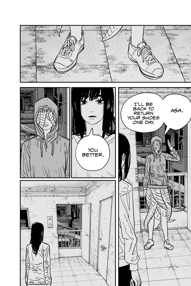 Chainsaw Man Manga Chapter 111 page 12 - Aha Ha Ha Ha scene