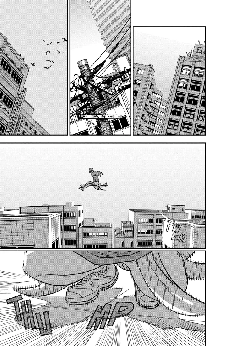 Chainsaw Man Manga Chapter 111 page 13 - Aha Ha Ha Ha scene