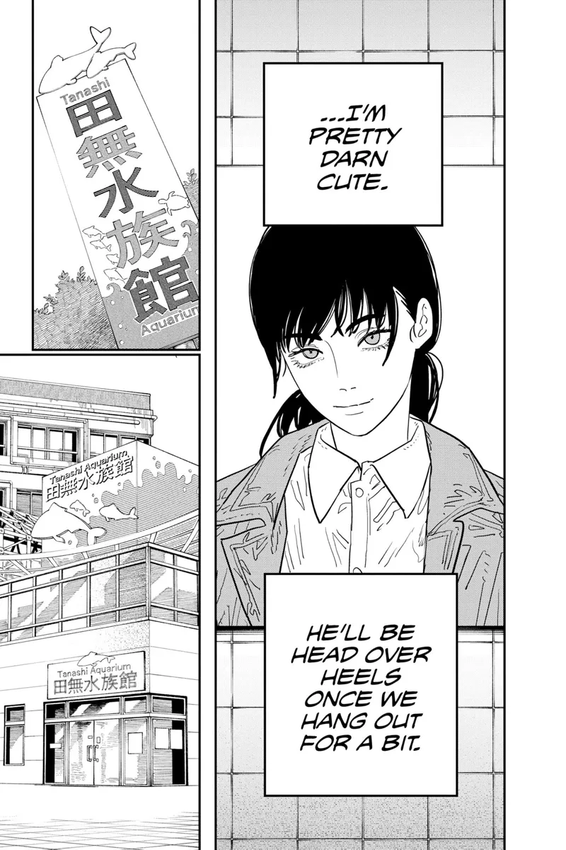 Chainsaw Man Manga Chapter 113 page 10 - I Wanna See Penguins! scene