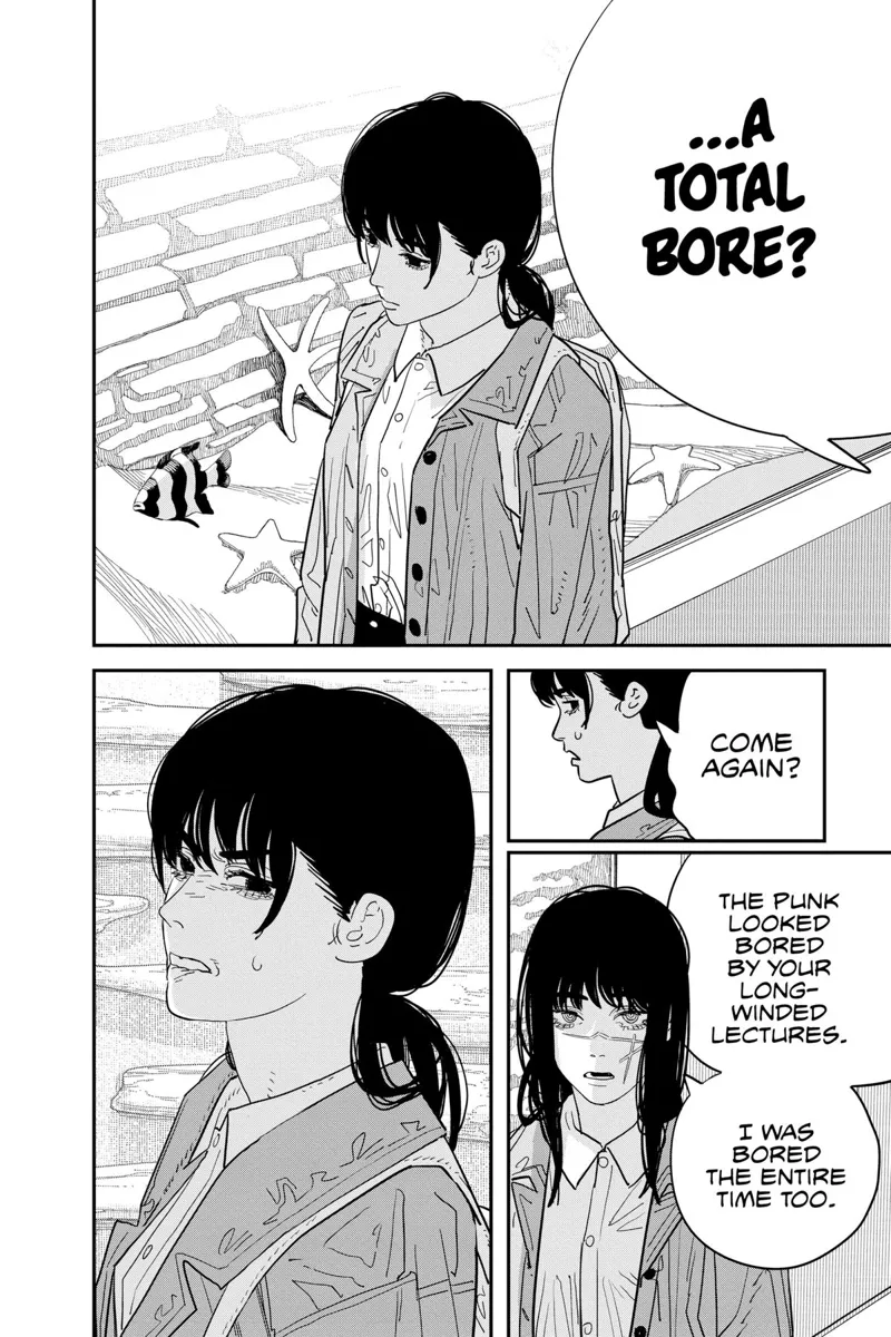 Chainsaw Man Manga Chapter 113 page 17 - I Wanna See Penguins! scene