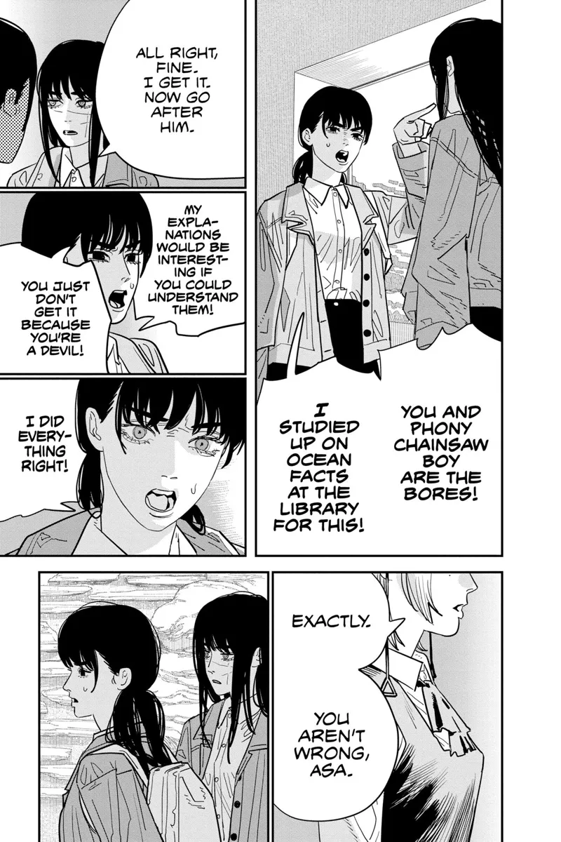 Chainsaw Man Manga Chapter 113 page 18 - I Wanna See Penguins! scene