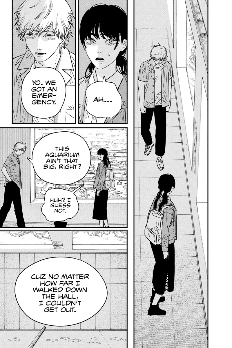 Chainsaw Man Manga Chapter 113 page 24 - I Wanna See Penguins! scene