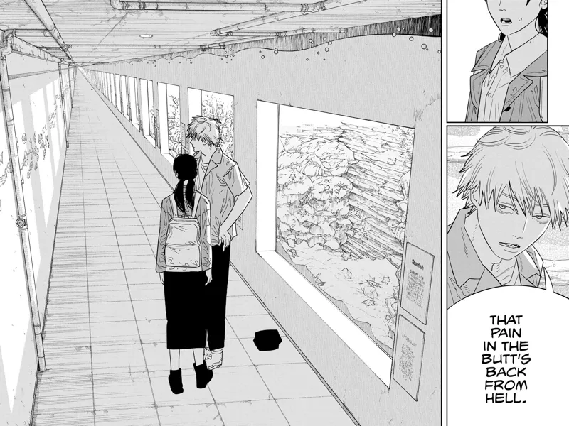 Chainsaw Man Manga Chapter 113 page 25 - I Wanna See Penguins! scene