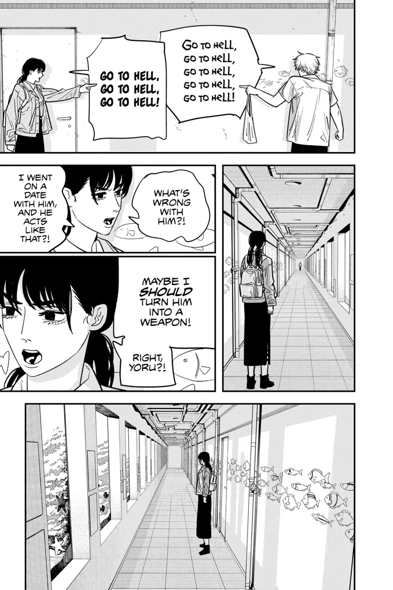 Chainsaw Man Manga Chapter 114 page 15 - Endless Aquarium scene