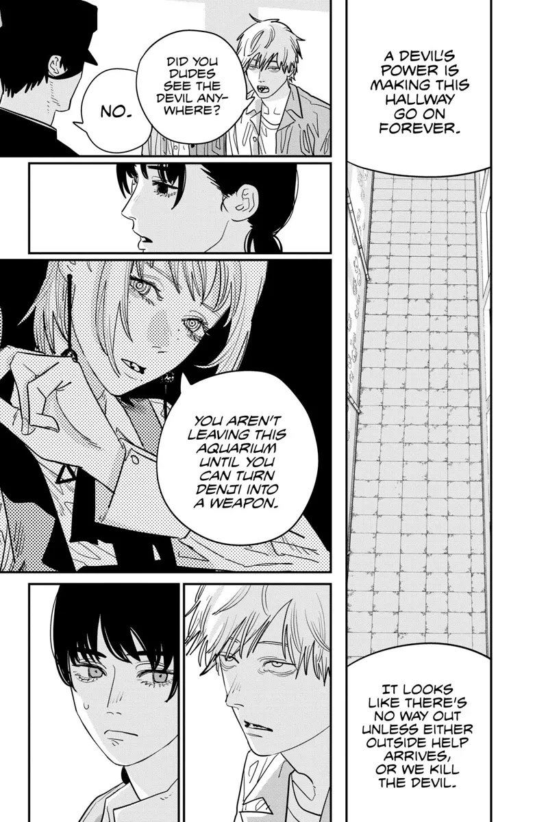 Chainsaw Man Manga Chapter 114 page 5 - Endless Aquarium scene