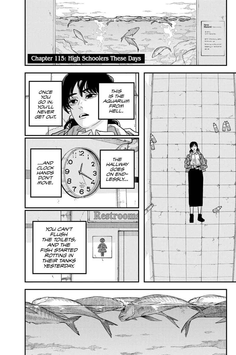 Chainsaw Man Manga Chapter 115 page 1 - High Schoolers These Days scene