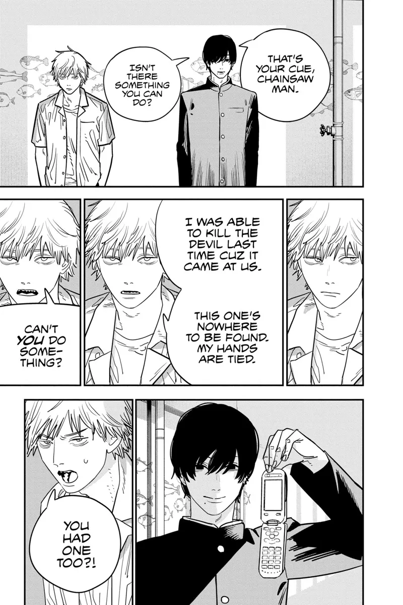 Chainsaw Man Manga Chapter 115 page 6 - High Schoolers These Days scene