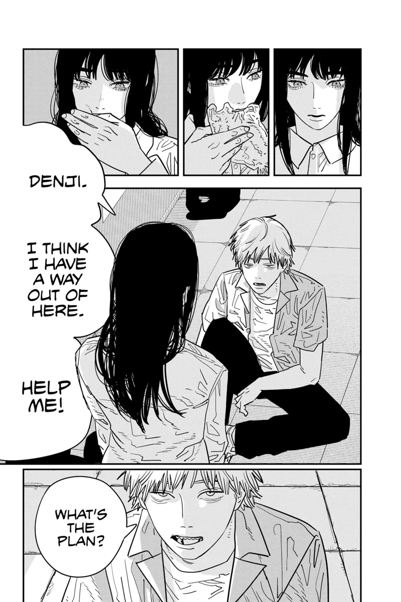 Chainsaw Man Manga Chapter 116 page 12 - Taste of Starfish scene