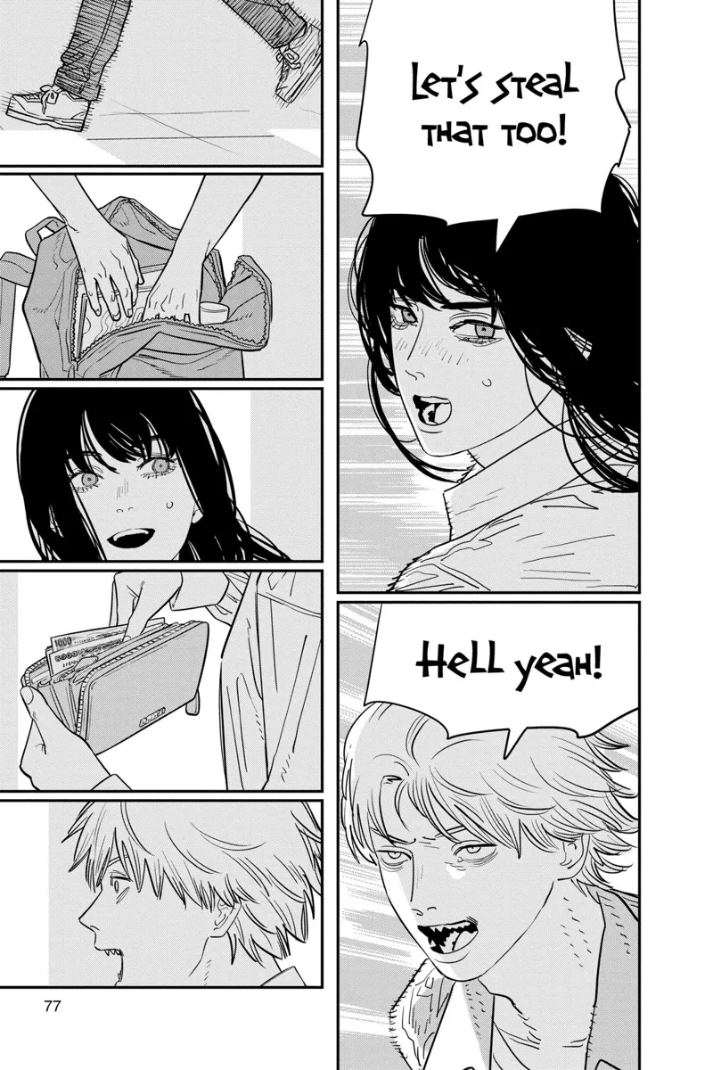 Chainsaw Man Manga Chapter 116 page 14 - Taste of Starfish scene