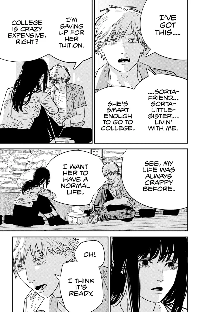 Chainsaw Man Manga Chapter 116 page 4 - Taste of Starfish scene