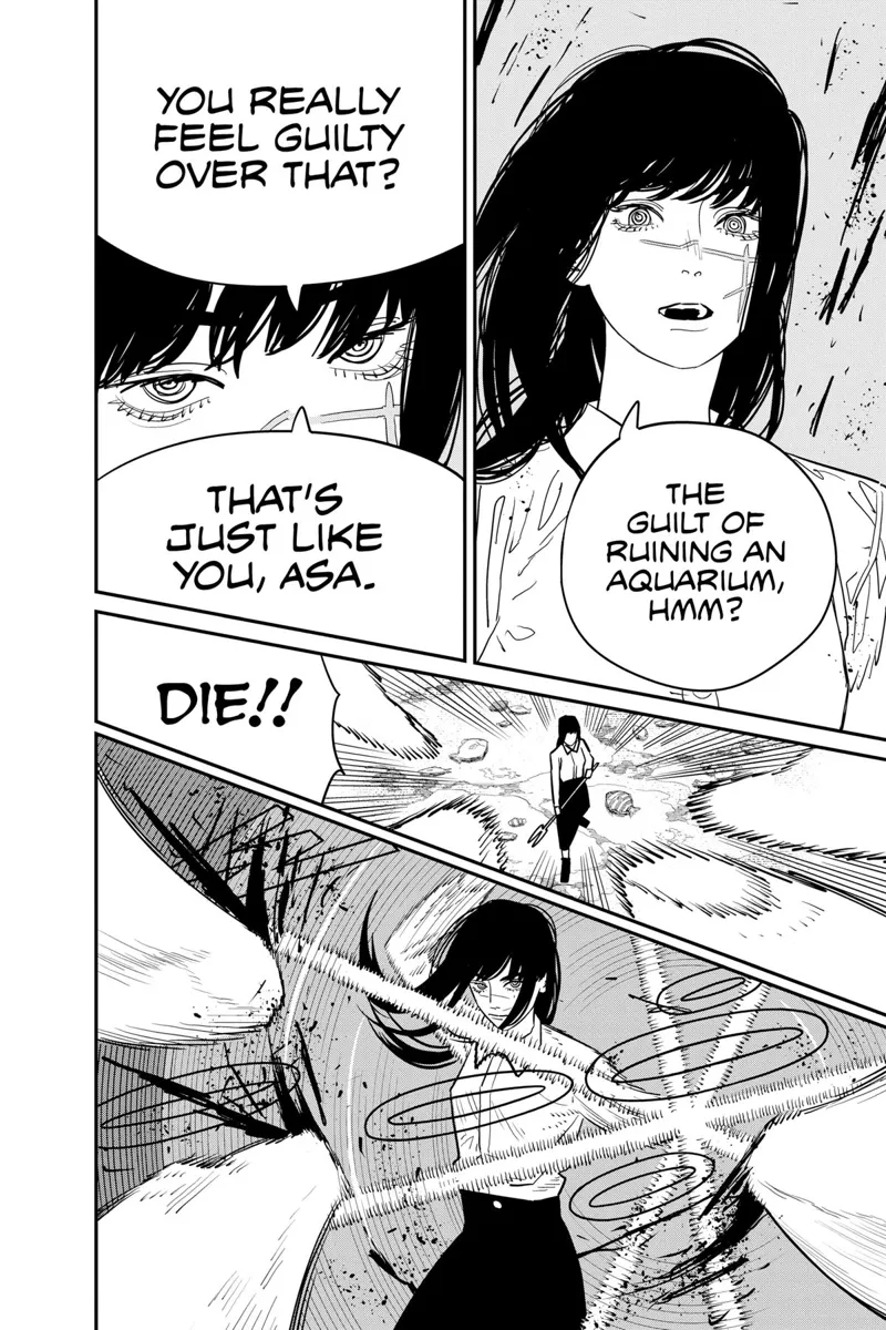 Chainsaw Man Manga Chapter 117 page 6 - Penguin and Weapon scene