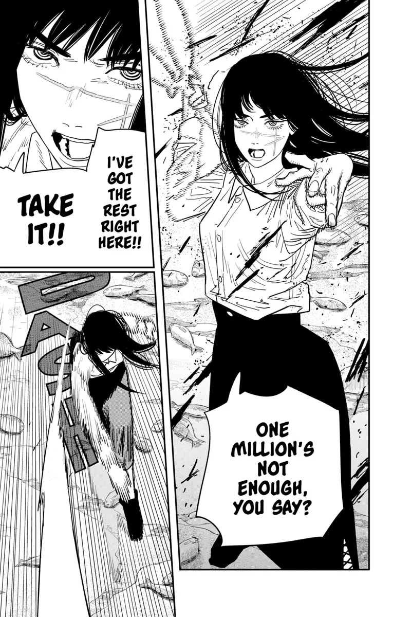 Chainsaw Man Manga Chapter 117 page 7 - Penguin and Weapon scene