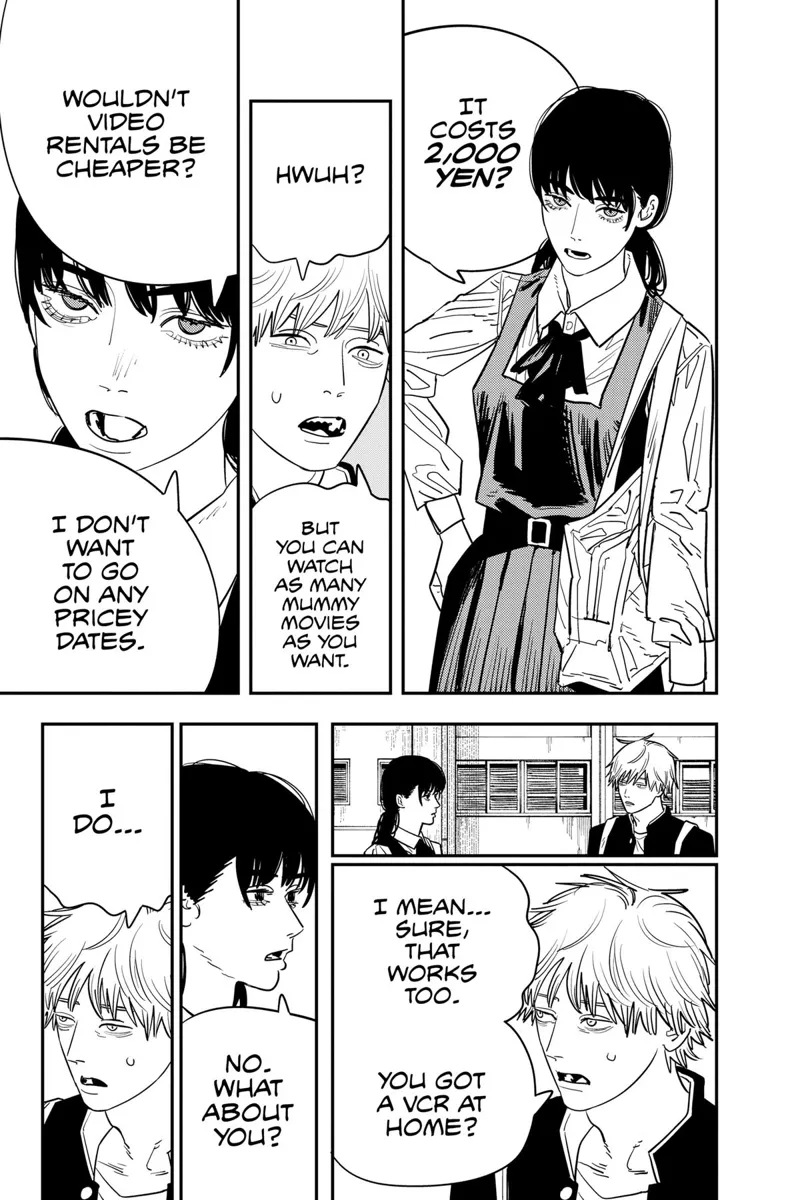 Chainsaw Man Manga Chapter 118 page 11 - Saying Goodbye scene