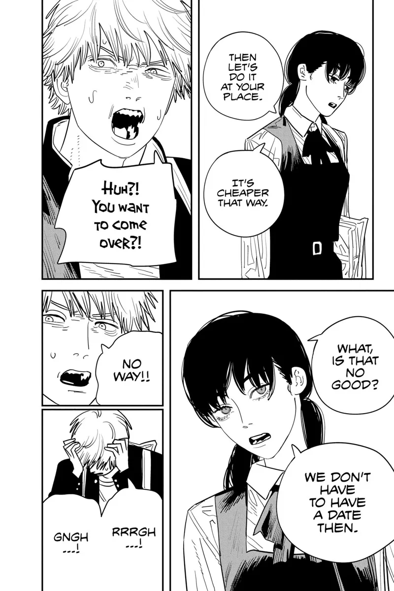 Chainsaw Man Manga Chapter 118 page 12 - Saying Goodbye scene