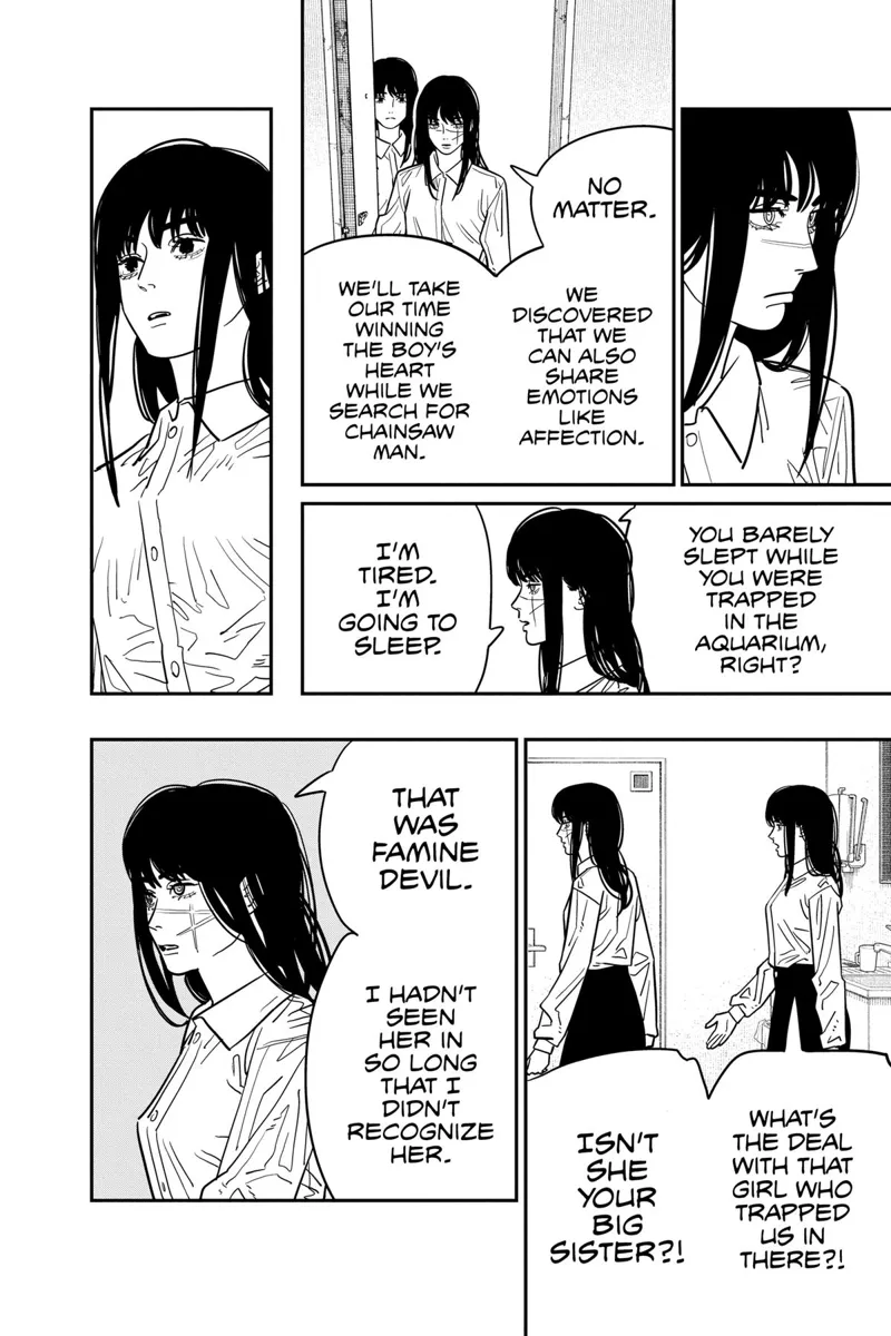 Chainsaw Man Manga Chapter 118 page 6 - Saying Goodbye scene