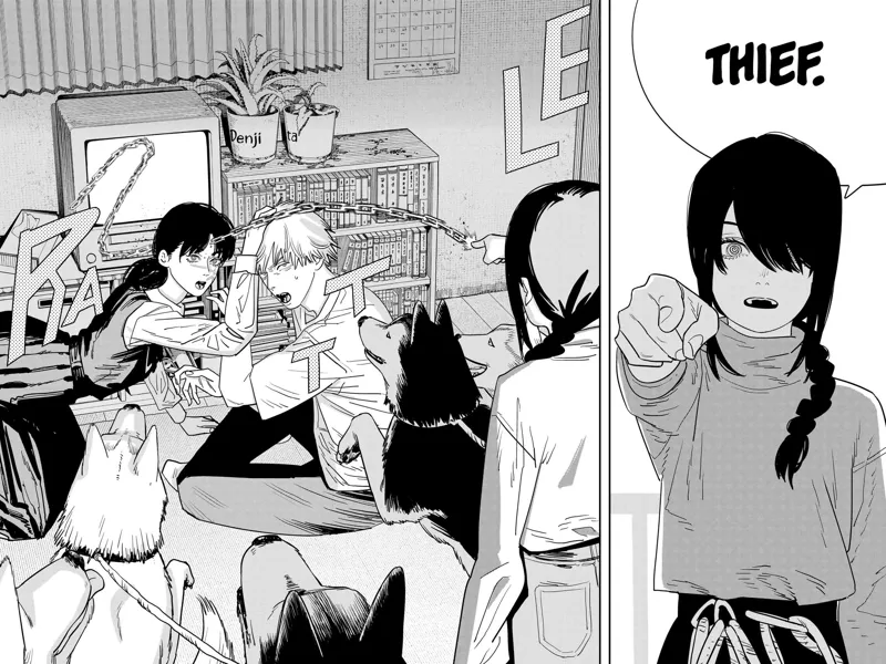 Chainsaw Man Manga Chapter 119 page 14 - Thief scene