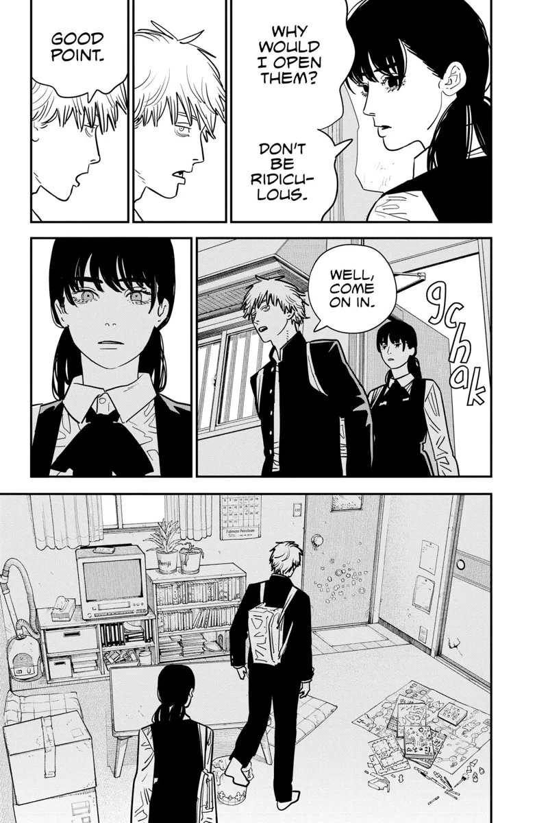 Chainsaw Man Manga Chapter 119 page 2 - Thief scene