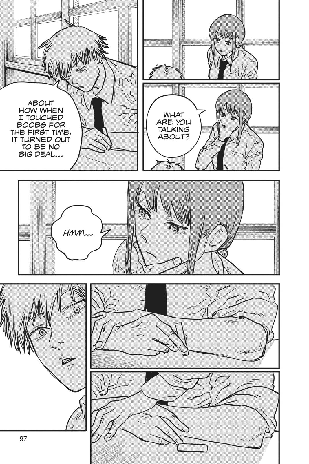 Chainsaw Man Manga Chapter 12 page 11 - Squeeze scene