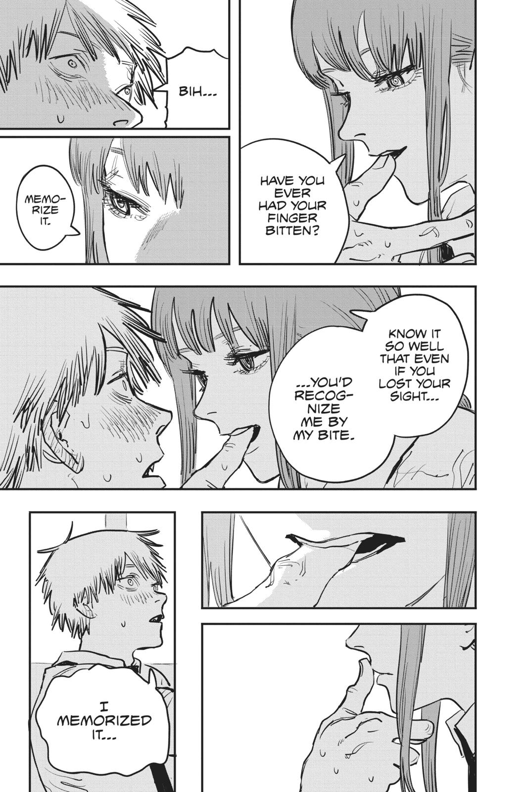 Chainsaw Man Manga Chapter 12 page 13 - Squeeze scene