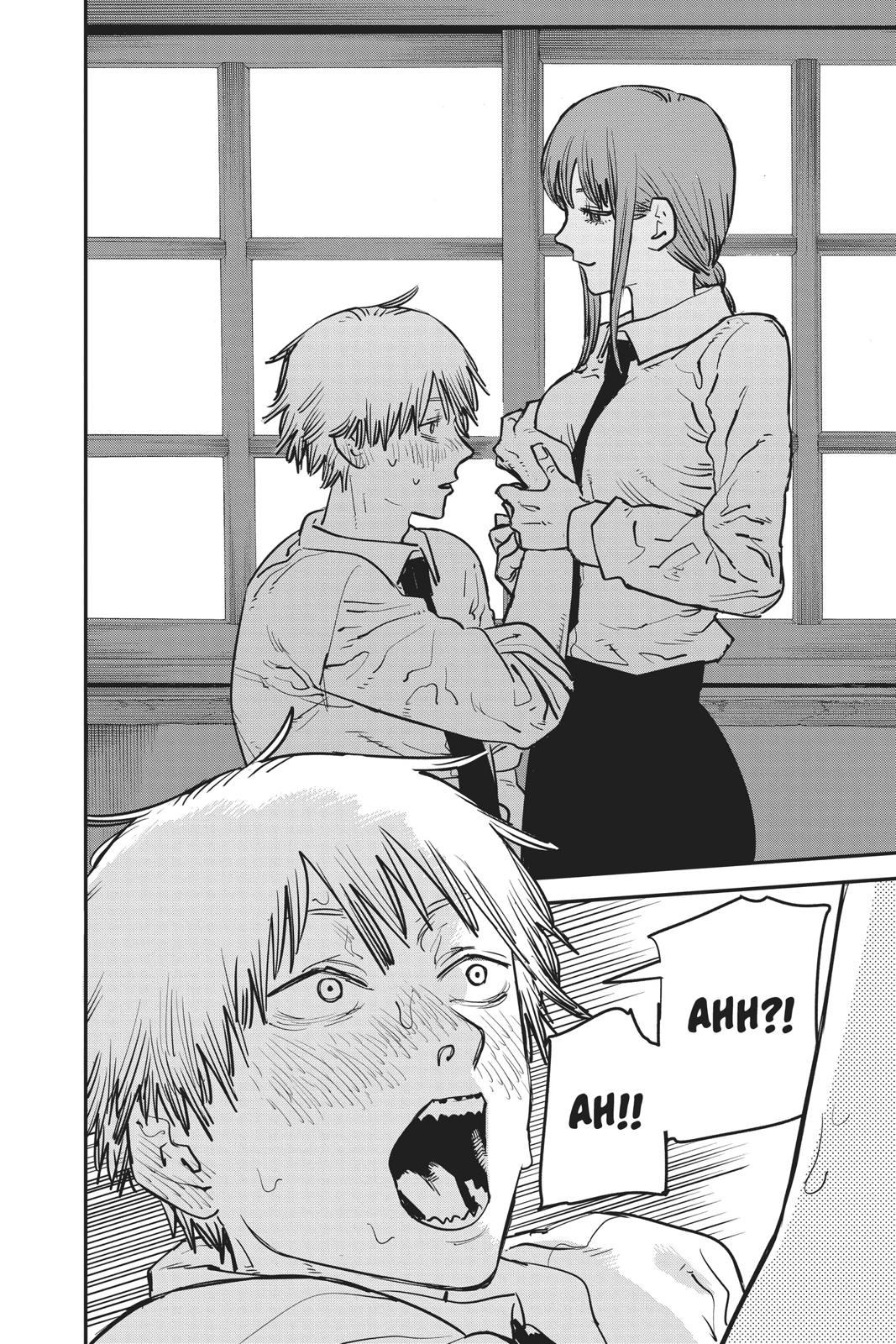 Chainsaw Man Manga Chapter 12 page 14 - Squeeze scene