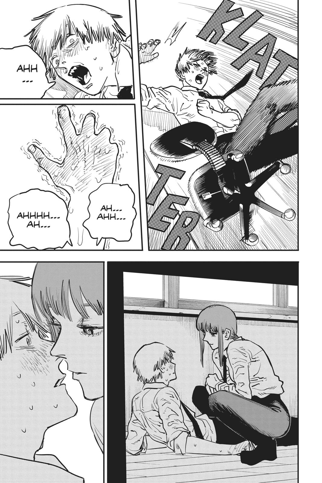 Chainsaw Man Manga Chapter 12 page 15 - Squeeze scene