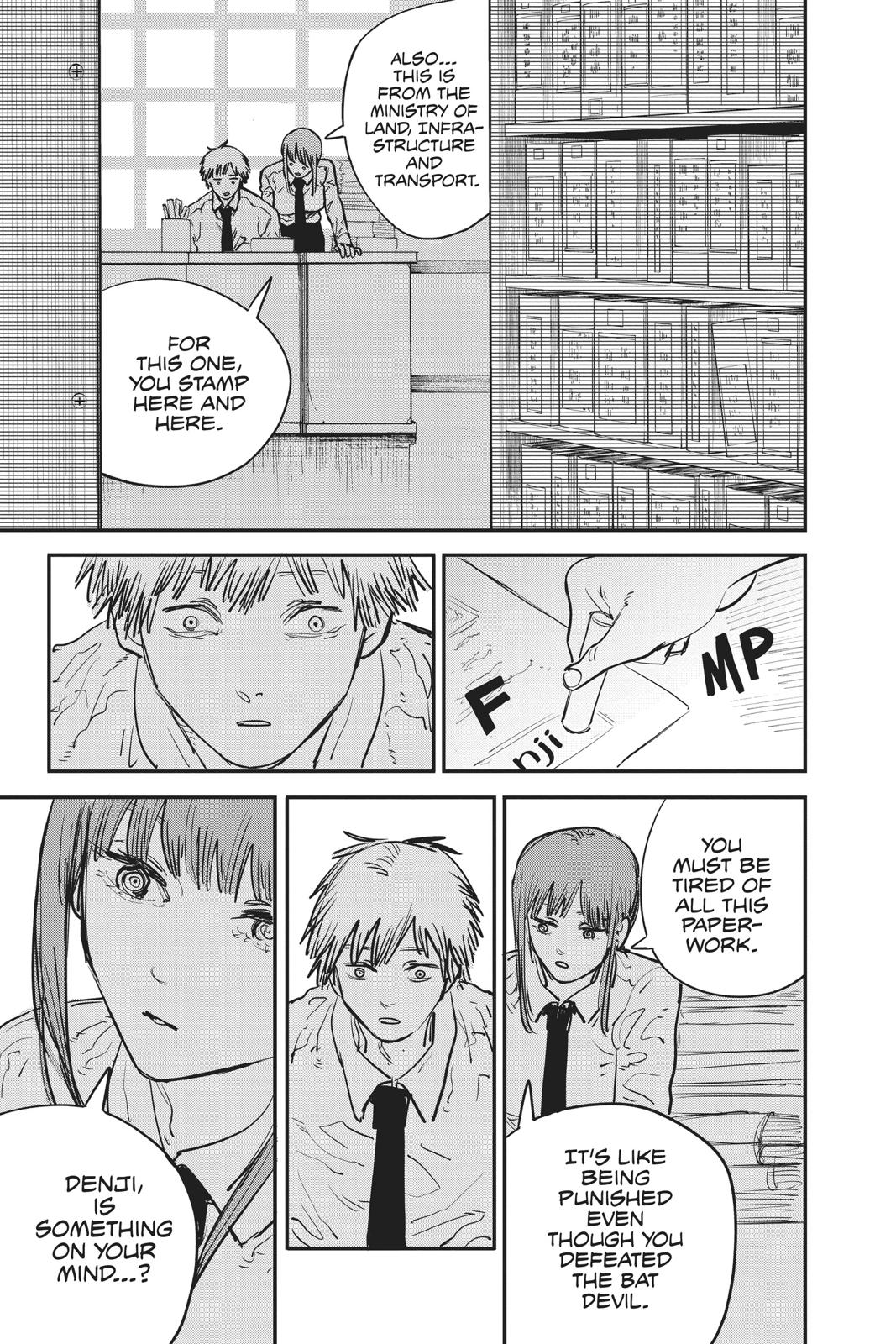 Chainsaw Man Manga Chapter 12 page 9 - Squeeze scene