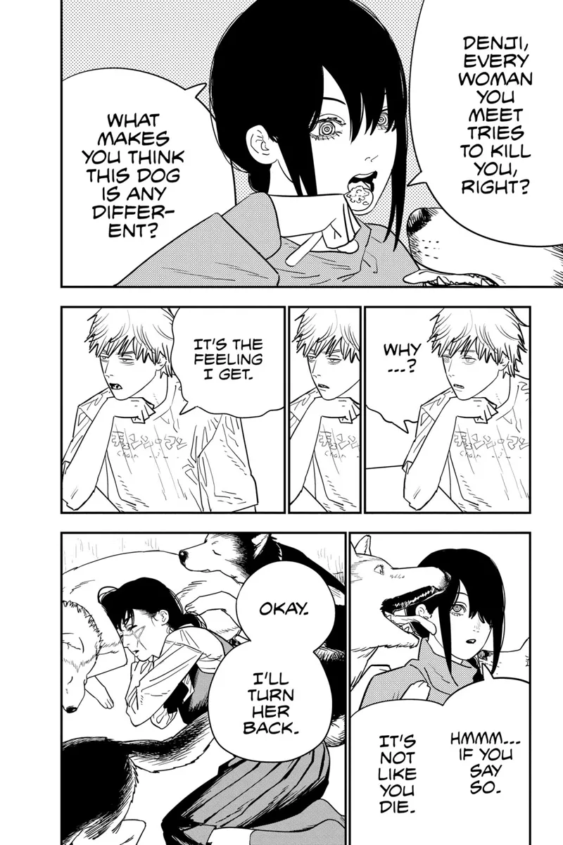 Chainsaw Man Manga Chapter 120 page 5 - Triangle scene