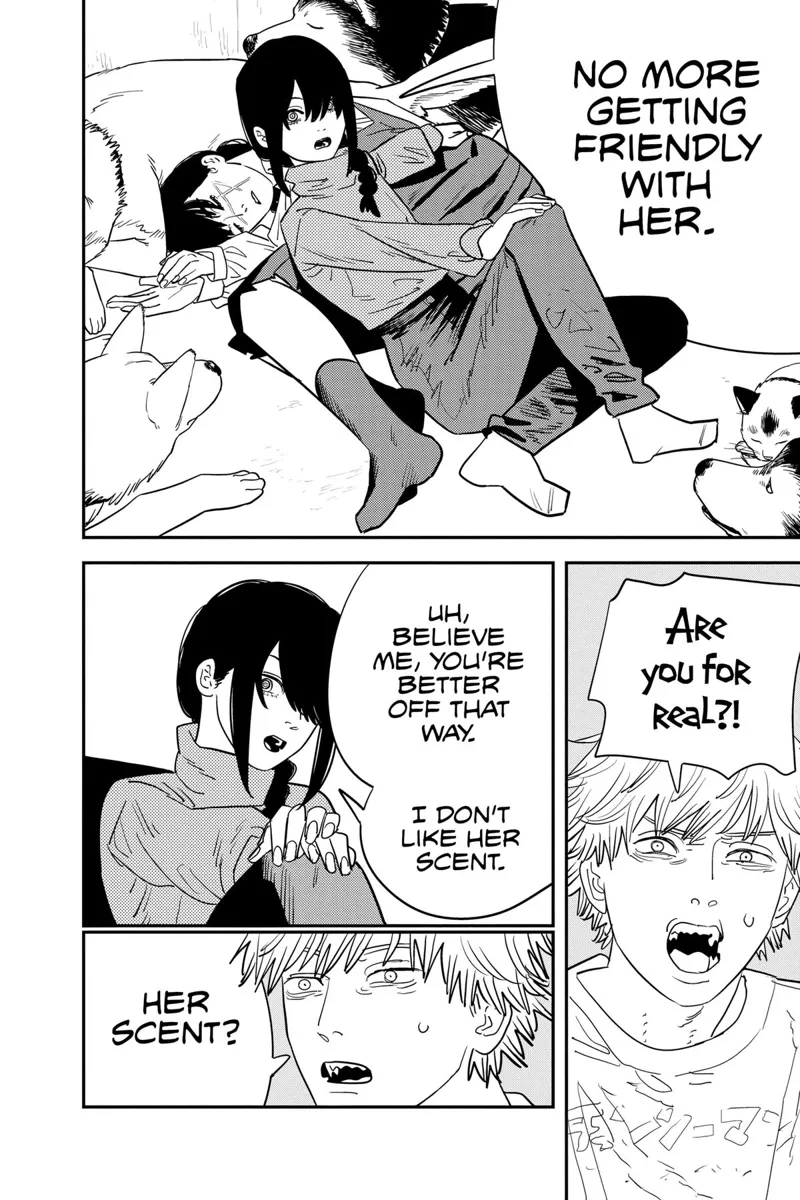 Chainsaw Man Manga Chapter 120 page 7 - Triangle scene