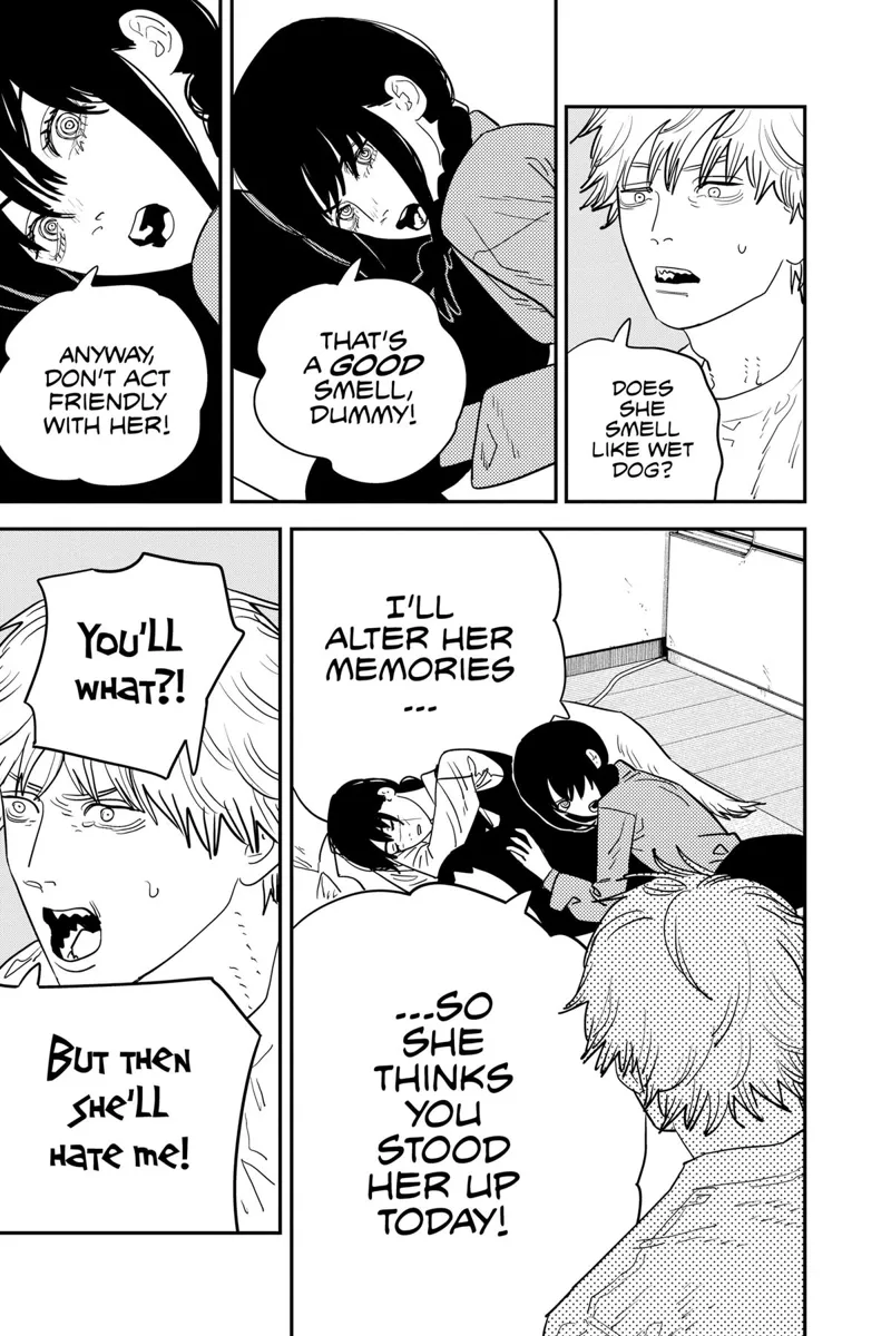 Chainsaw Man Manga Chapter 120 page 8 - Triangle scene