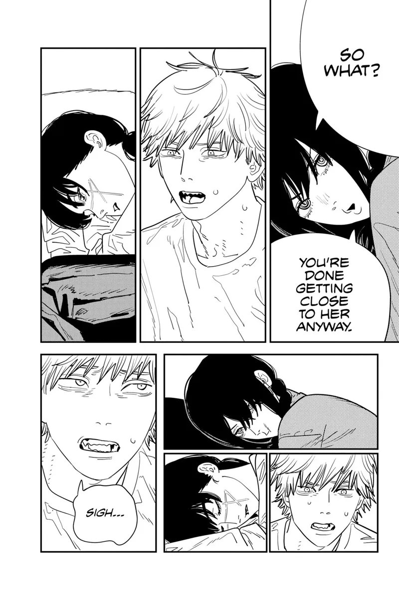 Chainsaw Man Manga Chapter 120 page 9 - Triangle scene