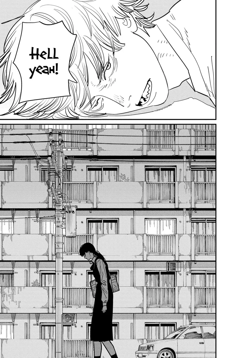 Chainsaw Man Manga Chapter 121 page 11 - Theory of Happiness scene