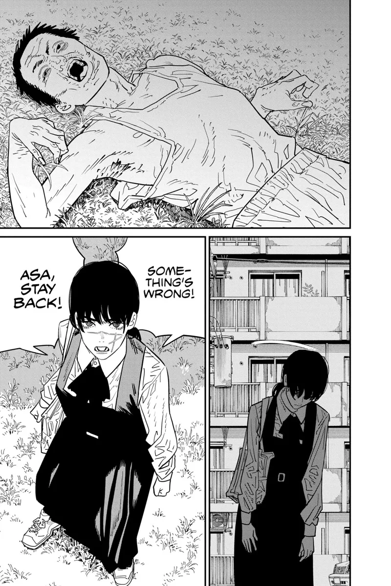 Chainsaw Man Manga Chapter 121 page 15 - Theory of Happiness scene