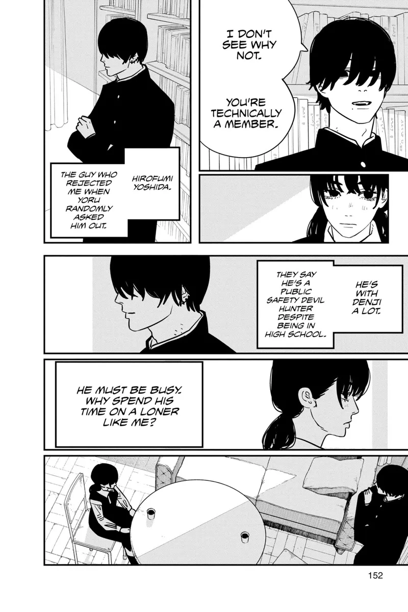 Chainsaw Man Manga Chapter 121 page 2 - Theory of Happiness scene