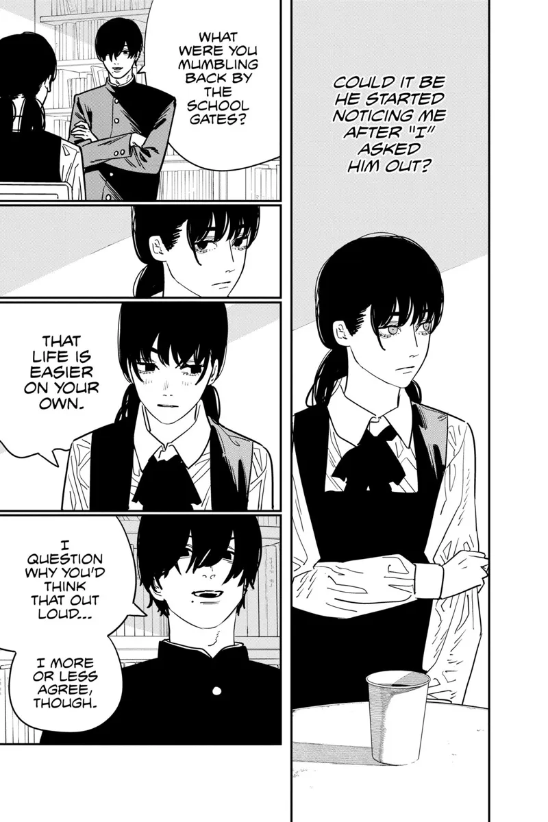 Chainsaw Man Manga Chapter 121 page 3 - Theory of Happiness scene