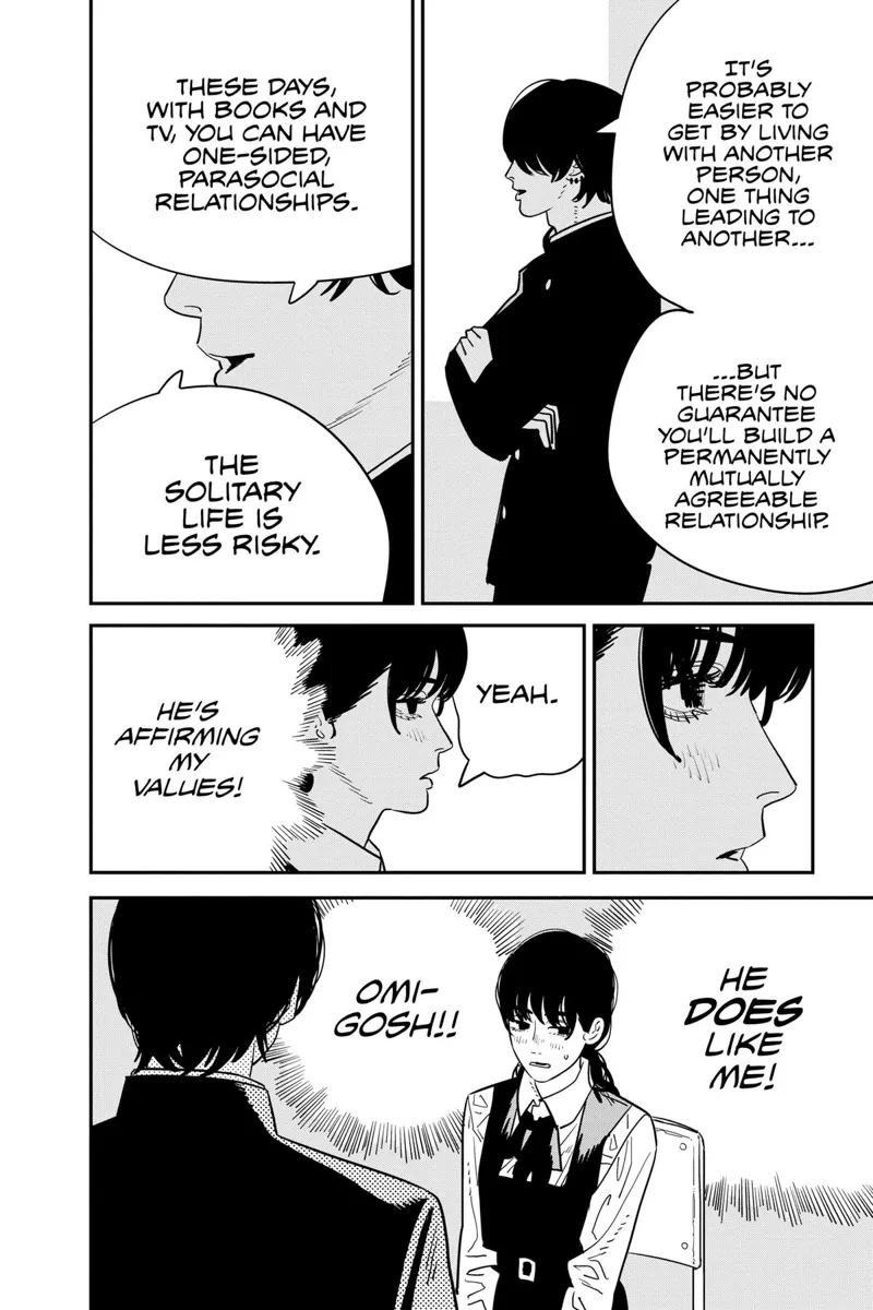 Chainsaw Man Manga Chapter 121 page 4 - Theory of Happiness scene