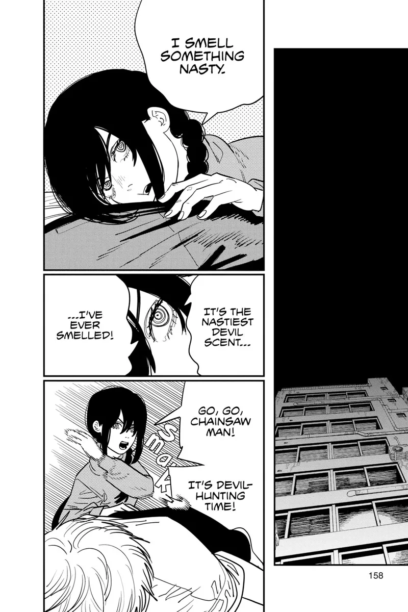 Chainsaw Man Manga Chapter 121 page 8 - Theory of Happiness scene