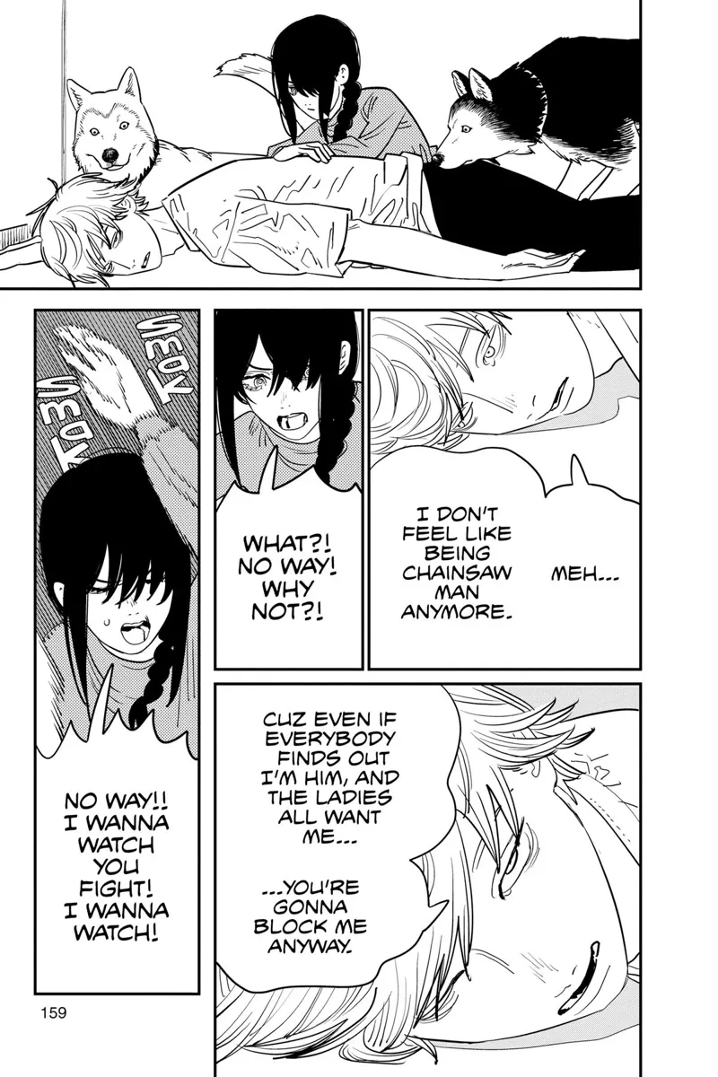 Chainsaw Man Manga Chapter 121 page 9 - Theory of Happiness scene