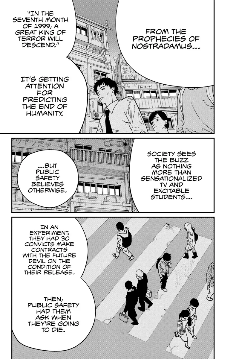 Chainsaw Man Manga Chapter 122 page 4 - The Prophecies scene