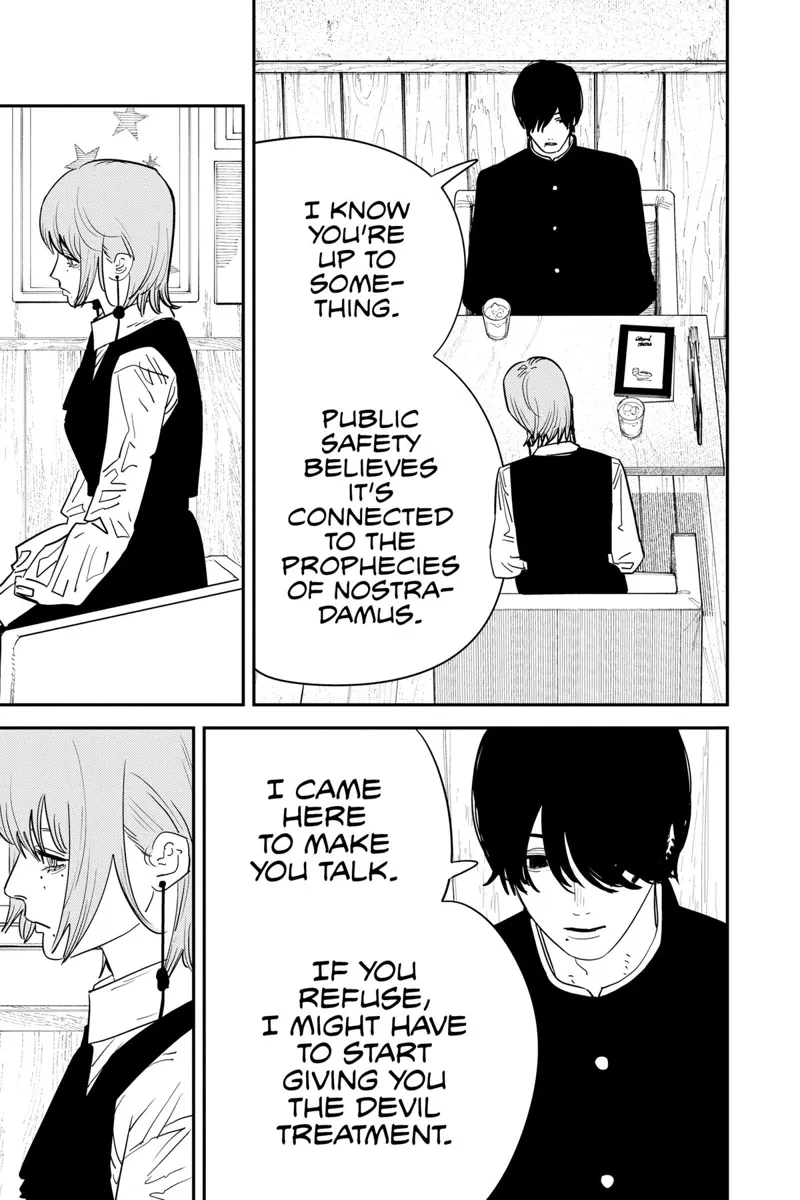 Chainsaw Man Manga Chapter 122 page 6 - The Prophecies scene