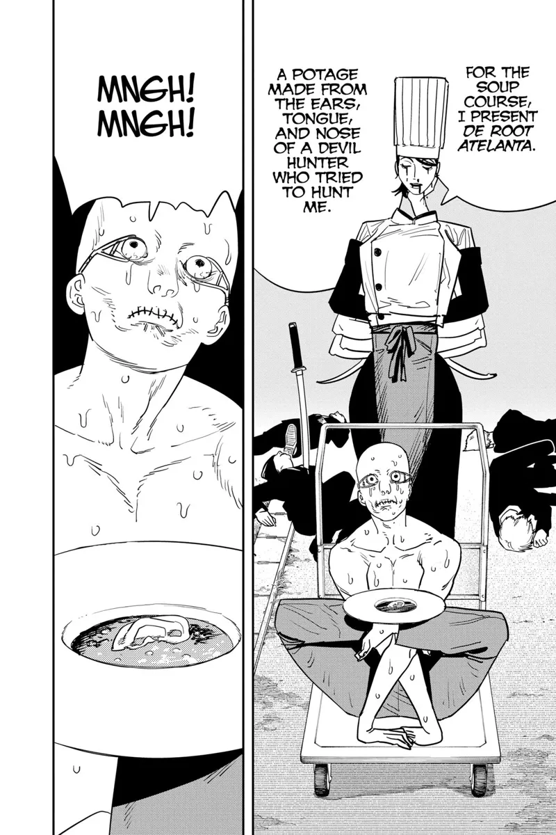 Chainsaw Man Manga Chapter 124 page 13 - Soup scene