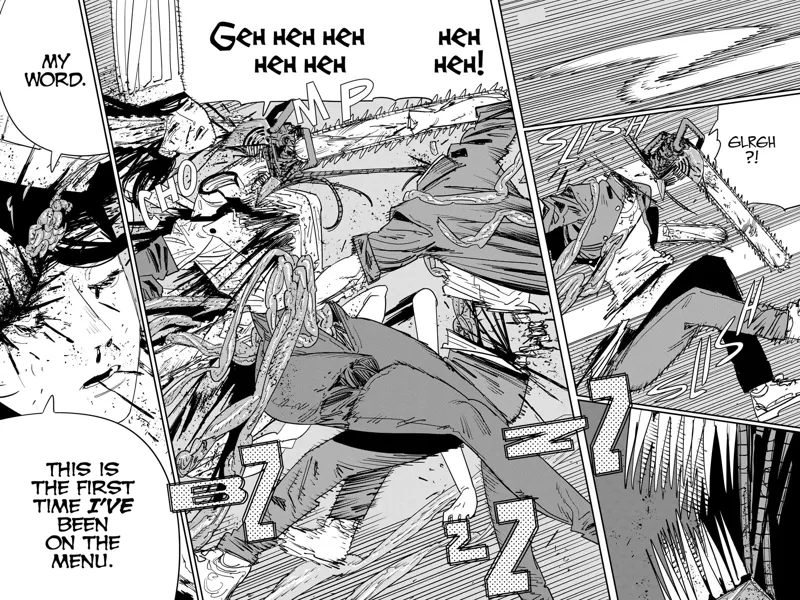 Chainsaw Man Manga Chapter 125 page 13 - Apple Thief scene